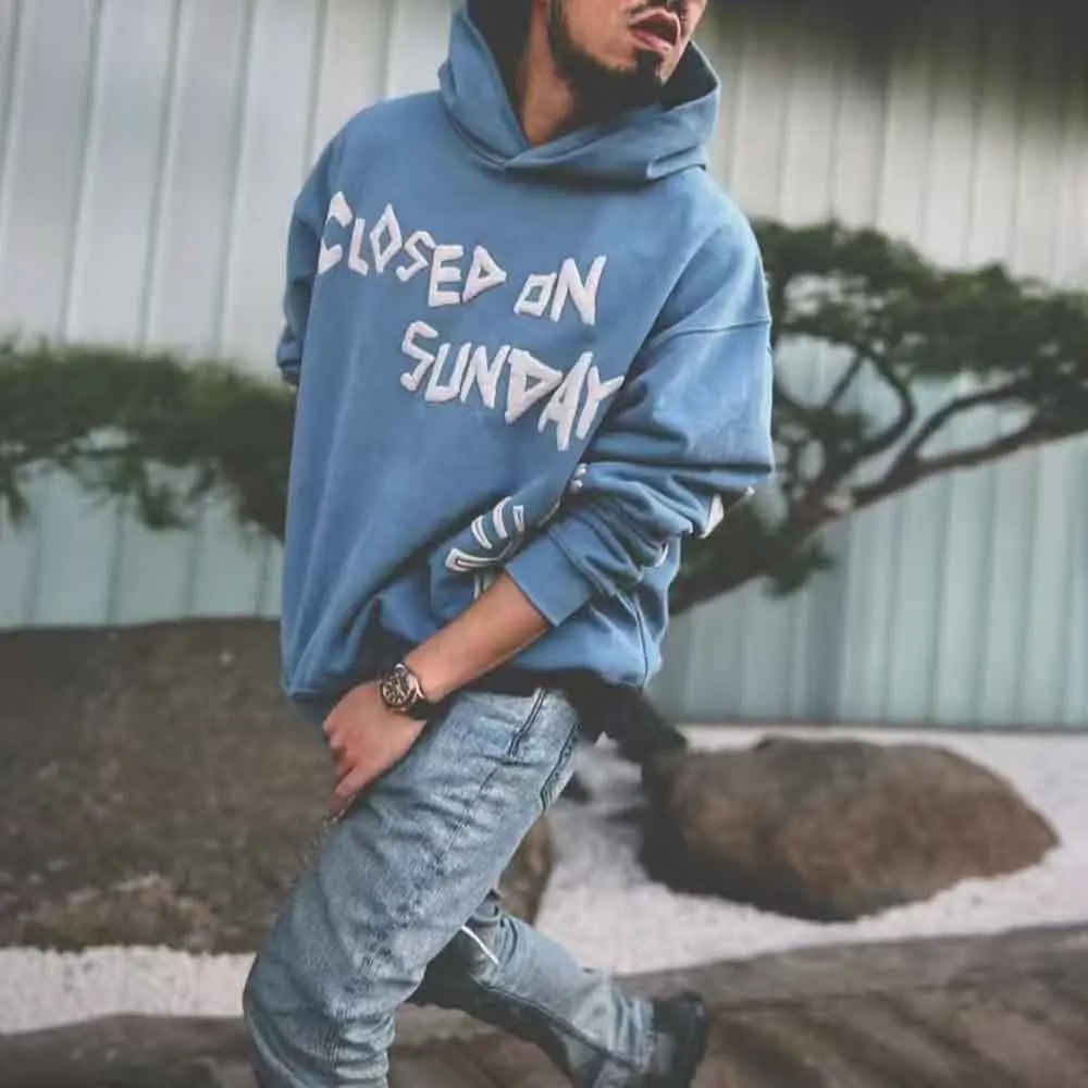 

Осенняя мужская толстовка с капюшоном и длинными рукавами с графическим рисунком, американский ретро-модный тренд, уличный хип-хоп, свободный повседневный нишевый мужской топ