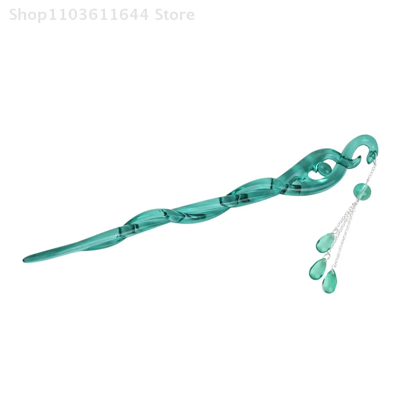 Green Snake Hairpin Elegant Women's Hairpins, Retro Hanfu Cheongsam Headdress