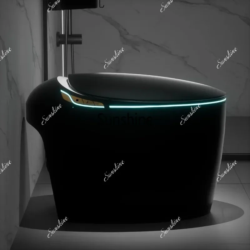 

Luxury Smart Toilet With Bidet Seat, Elongated Egg Shaped Modern Design, Auto Open Auto Flush, Adjusted Heated Seat, Warm Water