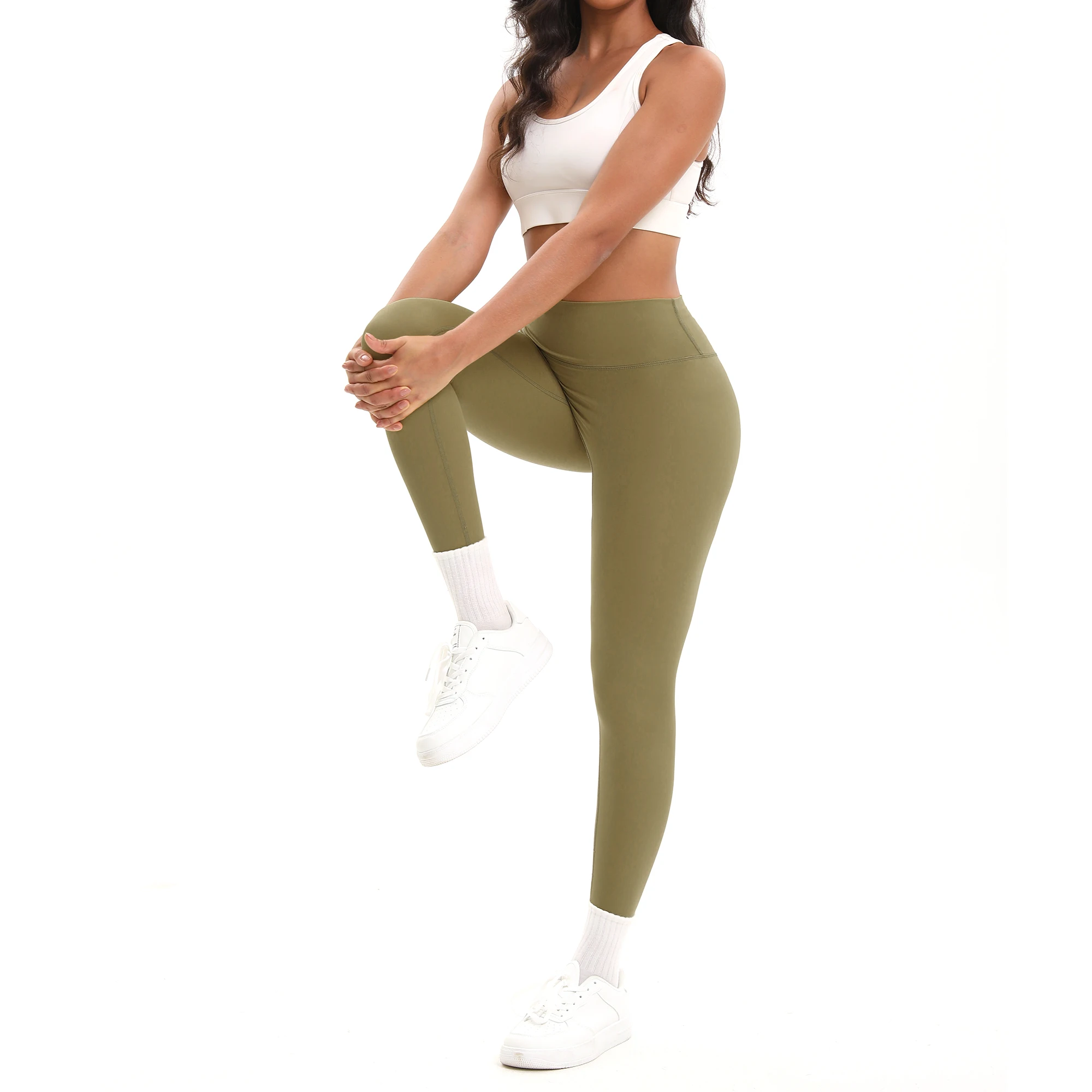 Leggings da yoga Leggings da fitness da donna Pantaloni da ciclismo da corsa Leggings sportivi traspiranti Vita alta Abbigliamento da palestra per