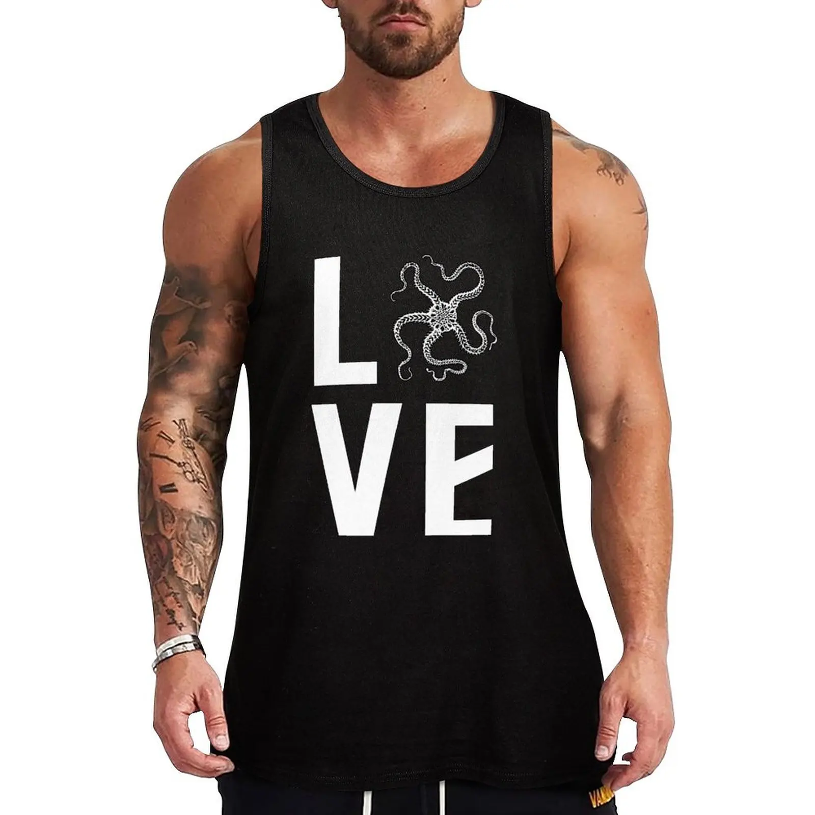 Fossil Lover, Brittle Star Lover Tank Top Men's clothes luxury style Gym man Men's summer t-shirt