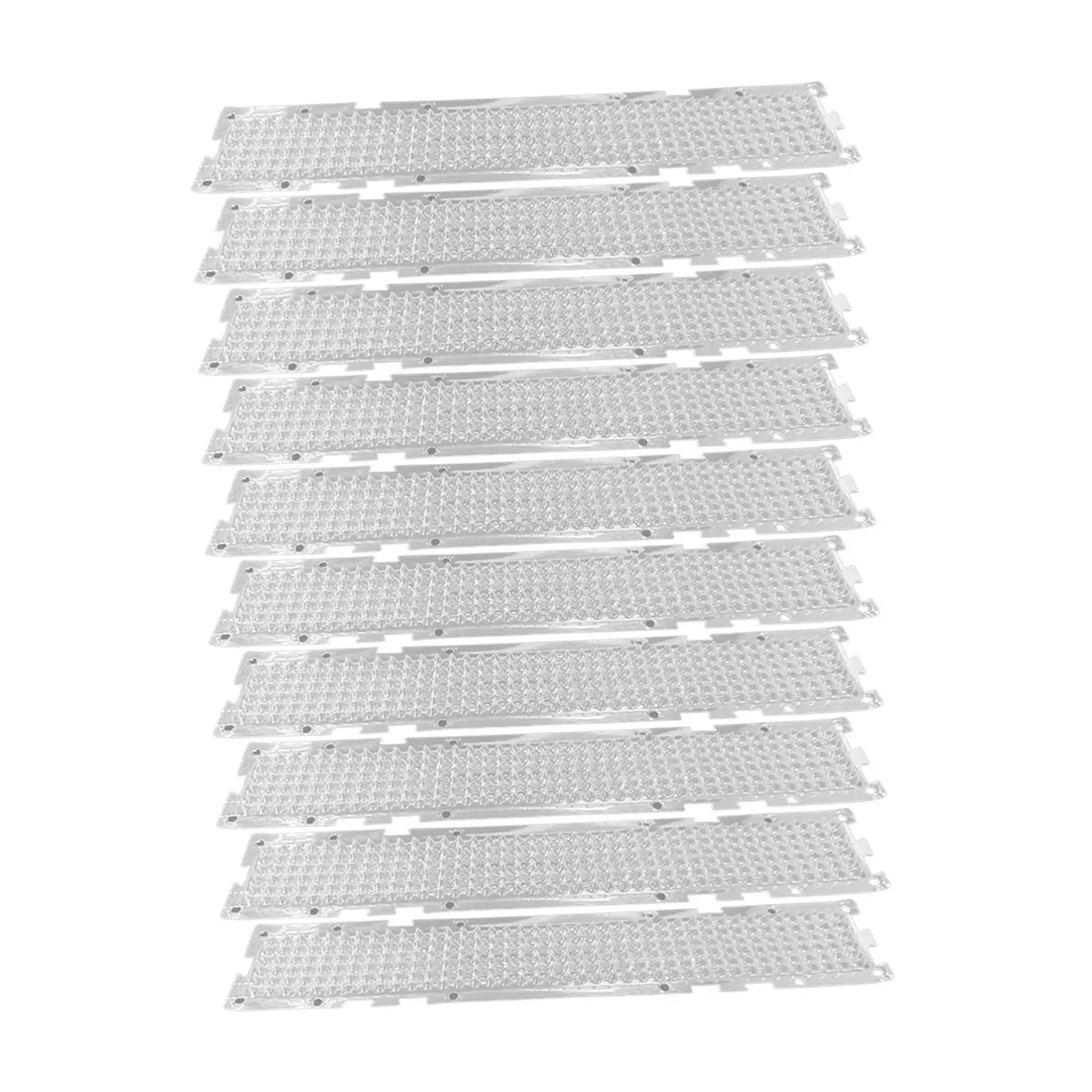 10x Cat Deterrent Mats Cat Scat Mats Thorn Pad Easy to Use Clear Lightweight Furniture Protector for Lawn Flower Bed Outdoor