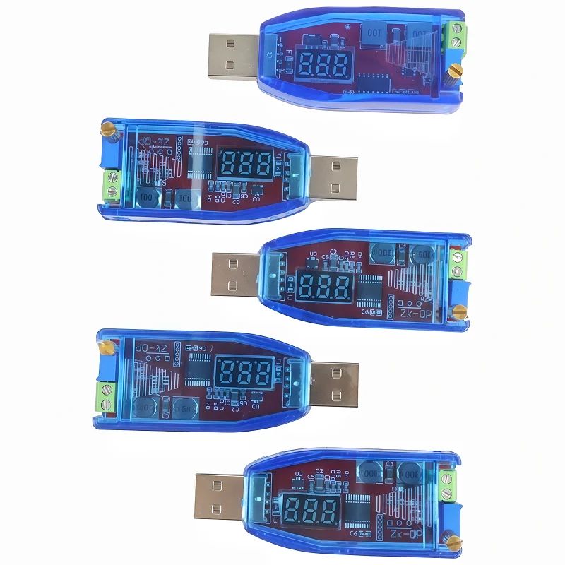 DC-DC 5V to 3.3V 9V 12V 24V USB Step UP / Down Power Supply Module Adjustable Boost Buck Converter Out DC 1.0V-24V With Case