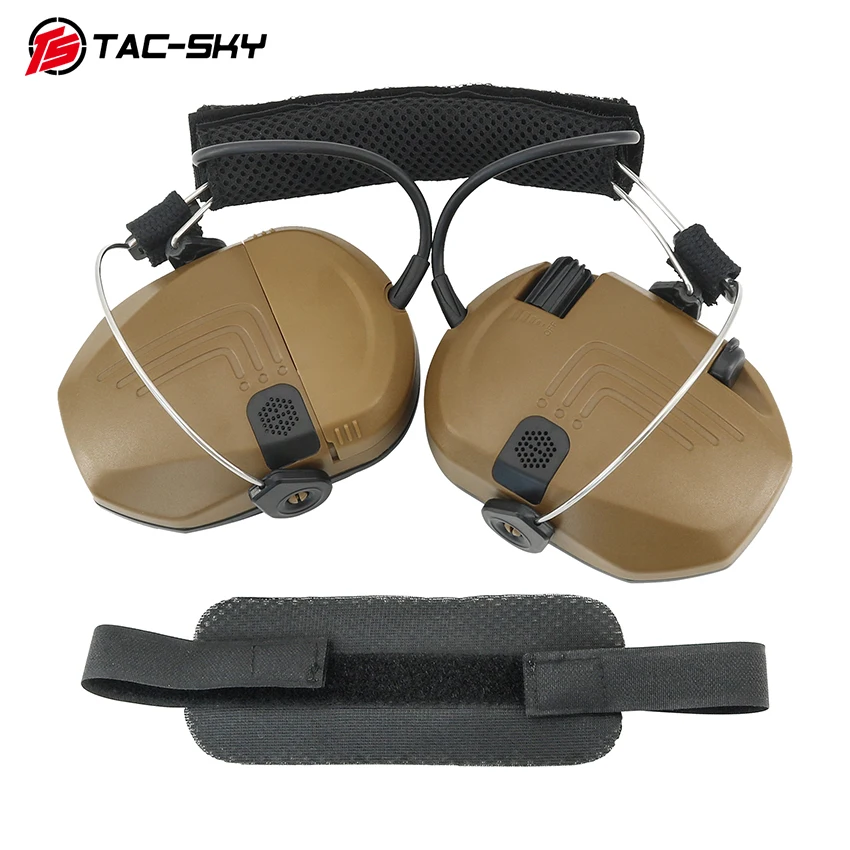 TAC-SKY Noise-Cancelling Tactical Headphones IPSC (Microphone-Free Version), suitable for outdoor Airsoft shooting