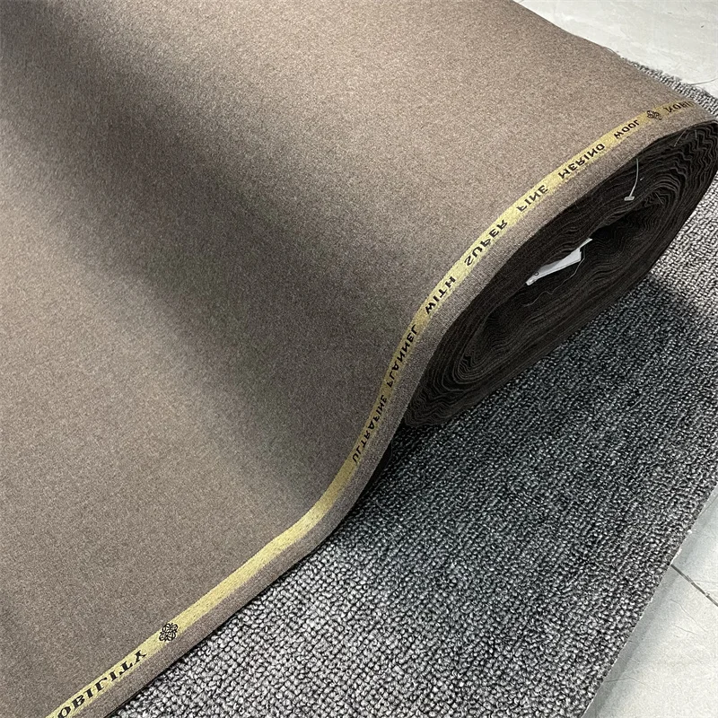 1/1.5/3.5 Meters High-end Worsted All-wool Suit Fabrics Thickened Flannel Suit Fabric By The Meter Autumn  Winter Pants Fabric