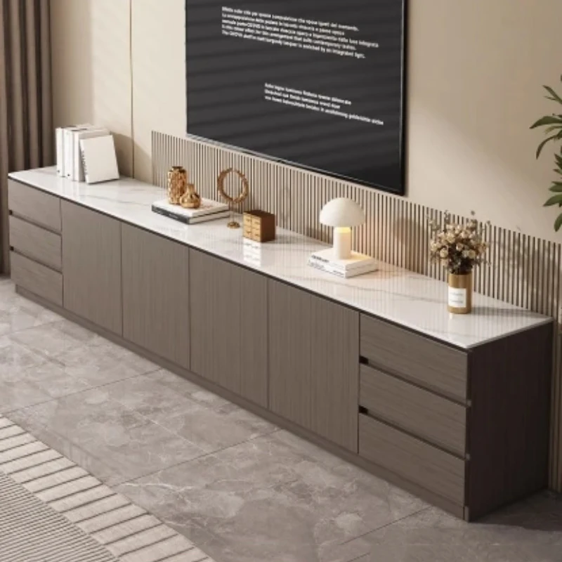 حامل تلفزيون فريد للحفلات مع أدراج، حامل تلفزيون جمالي فرنسي بسيط، أثاث داخلي احترافي أرشيفادوريس العصري #5