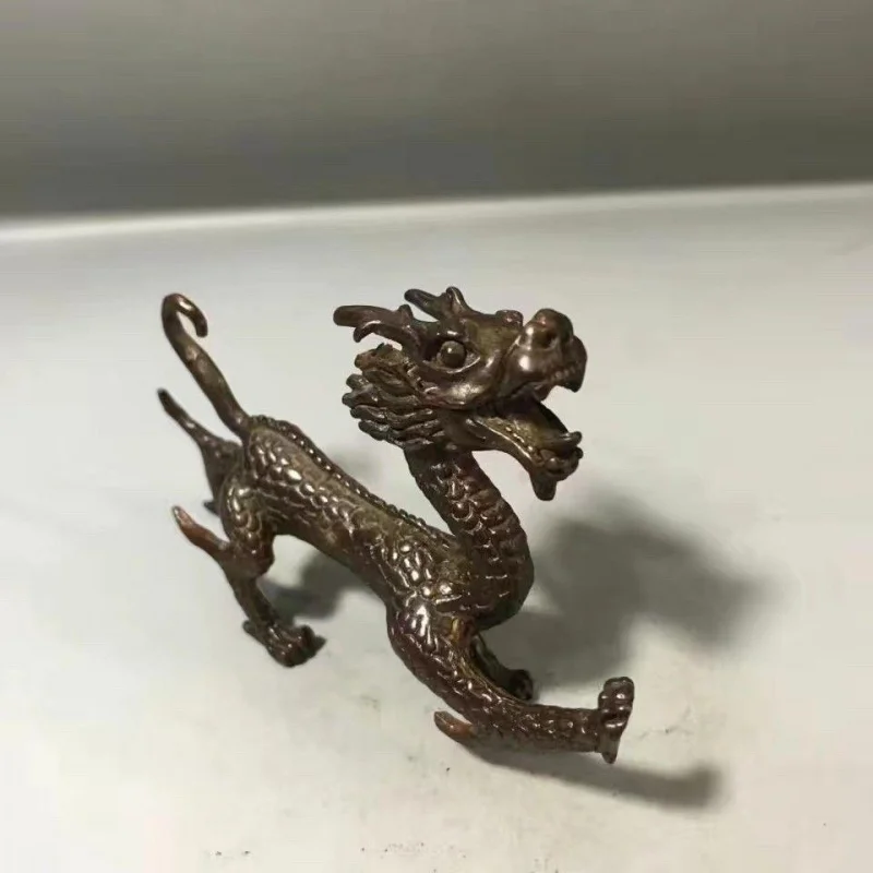 Retro Twelve Zodiac Dragon Green Dragon Decoration Walking Dragon Pen Holder Pen Shelf Domestic Ornaments