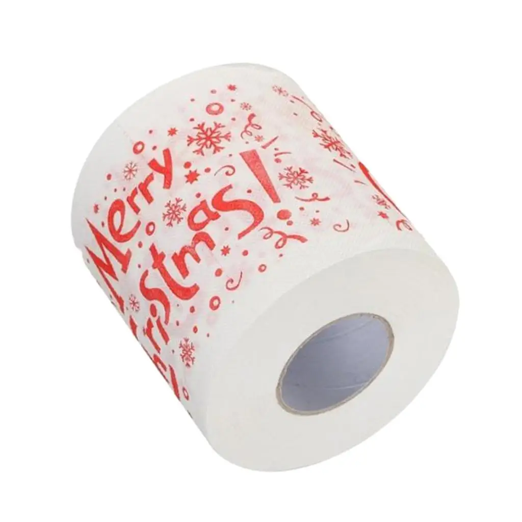 Rotolo di carta igienica Buon Natale Decorazioni per il bagno di Natale