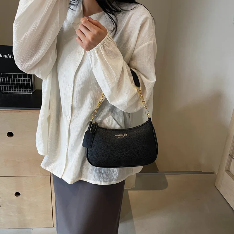 

Summer Color Block Underarm Bag Women Office Commuter Clutch Pebbled Leather Geometric Lunch Date Ready Modern Essential