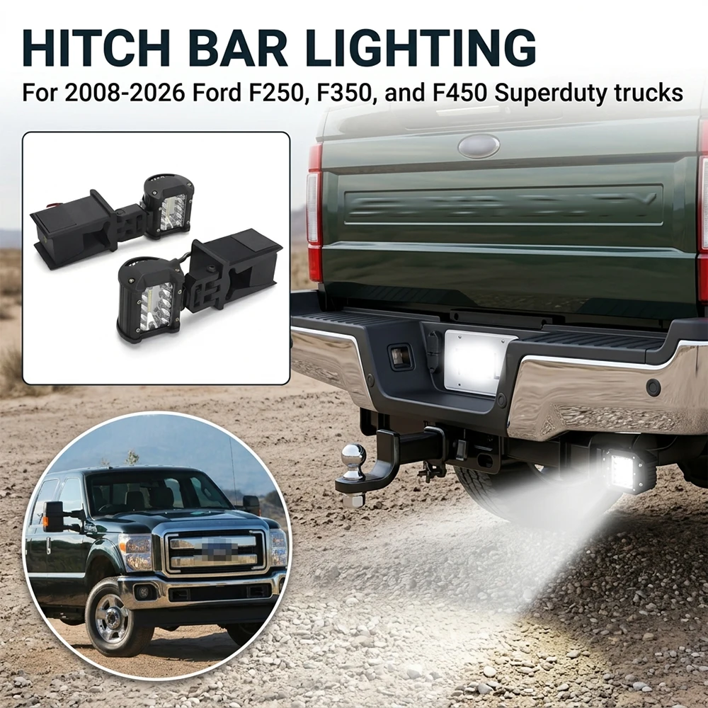 Nueva Barra de Luces para Remolque para Camionetas Ford F250, F350, F450 Superduty / Ford Excursion 2008-2026