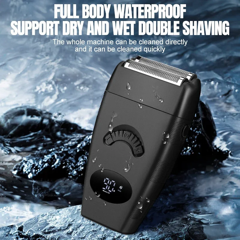 Professional Shaver RESUXI 2206 Washable Multi-functional Electric Shaver for Men Beard Stubble Razor Bald Shaving Machine