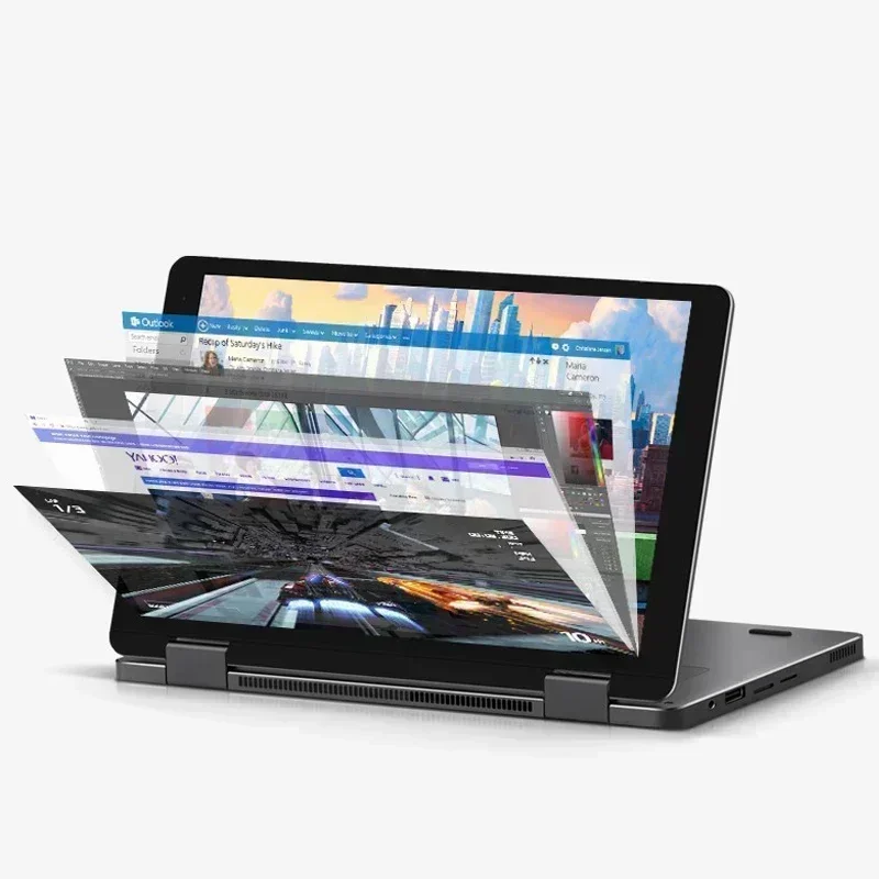 حار بيع 2024 CHUWI MiniBook 8 بوصة 8 بوصة N100 16GB RAM 512GB 1 تيرا بايت 2 تيرا بايت SSD Win11 يده الأعمال السفر جيب كمبيوتر محمول صغير