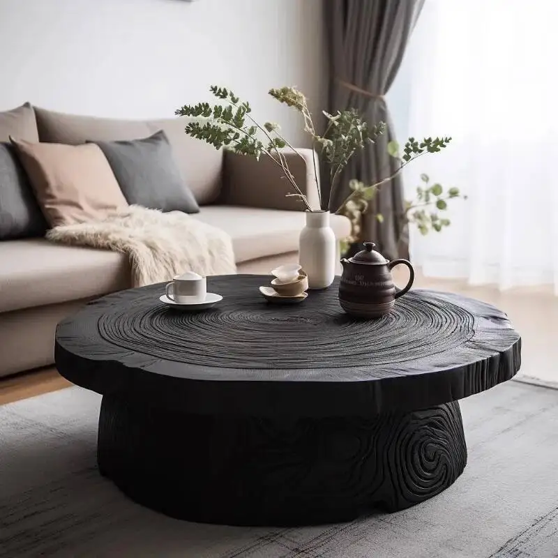 Side Wooden Large Size Table Decoration Simple Living Room Luxury Modern Coffee Table Standing Kaffee Tische Home Decoration