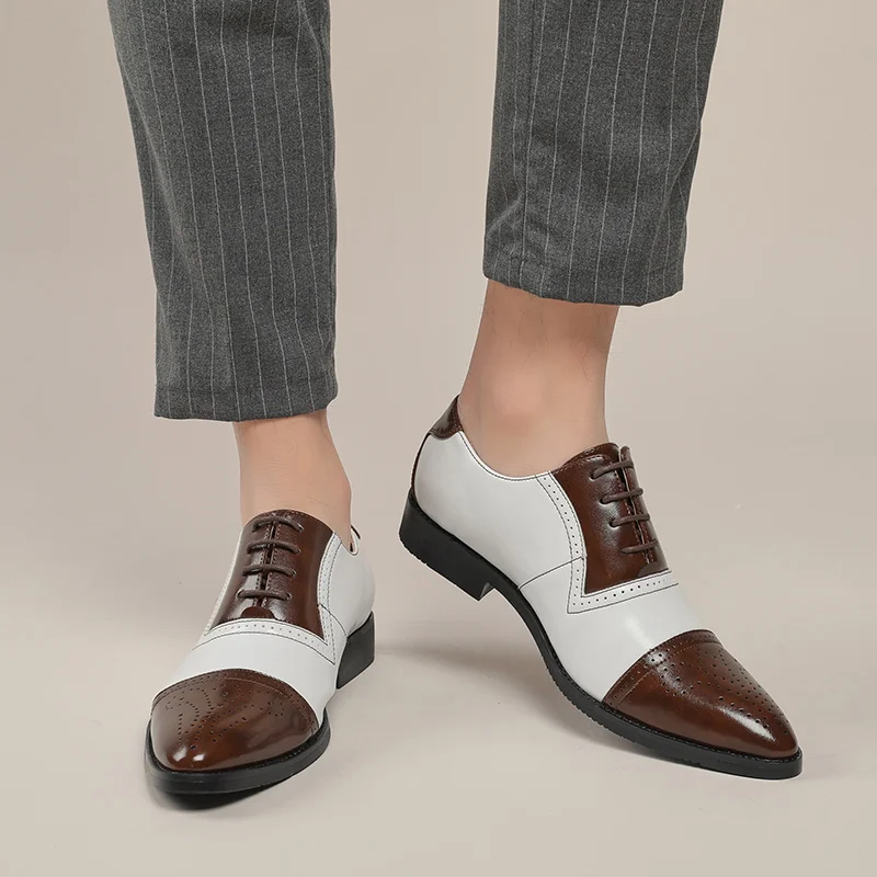 Męskie buty na co dzień buty Brock Retro Classic moda męskie formalne buty wiosna jesień 2023 nowe buty męskie Zapatos Hombre