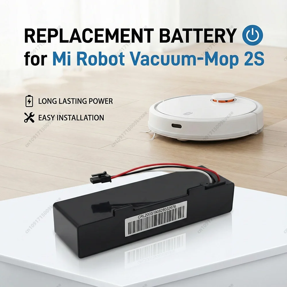 14.8V Battery for Xiaomi Mijia LDS STYTJ02YM Mi Robot Vacuum-Mop P Mop 2S Replacement for Haier JX37 Vacuum Cleaner Parts