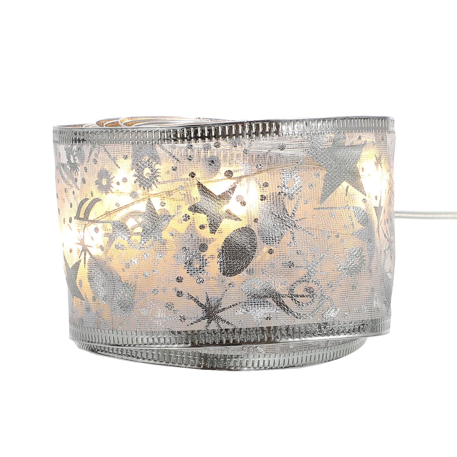 1 قطعة شريط إضاءة ديكور مصباح شريطي مضيء مادة قوية عملية سهلة تأثير ليلي جميل لقضاء عطلة عيد الميلاد