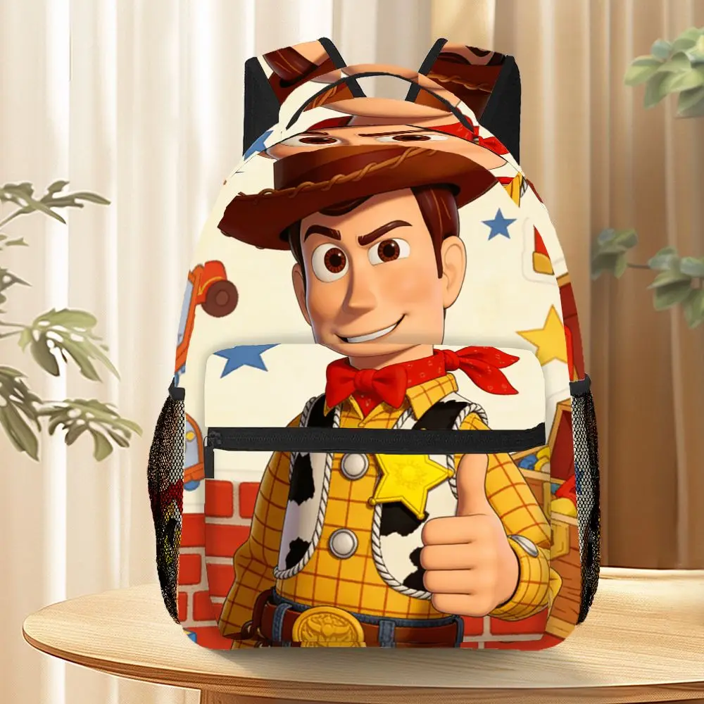 

1pc Toy Story Woody Pattern Printed Backpack, adjustable shoulder strap, essential for daily commuting and leisure