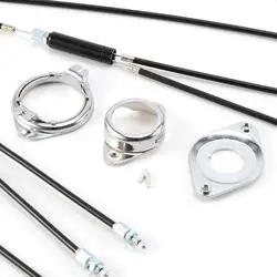 BMX Gyro Brake Cables ( Set) Front and Rear (Upper and Lower) Rotor,BMX bike Gyro System Brake Cables Full Set
