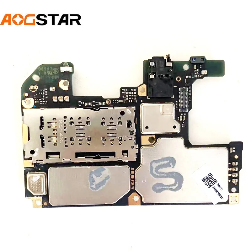 Aogstar Mobile Electronic Panel For Xiaomi RedMi hongmi 9T NFC Mainboard Motherboard Unlocked With Chips Circuits Flex Cable