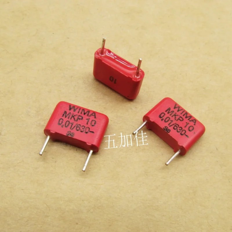 10-100pcs WIMA MKP10 630V0.01UF 10NF 103 imported gallbladder machine coupling film capacitor pin distance 10mm