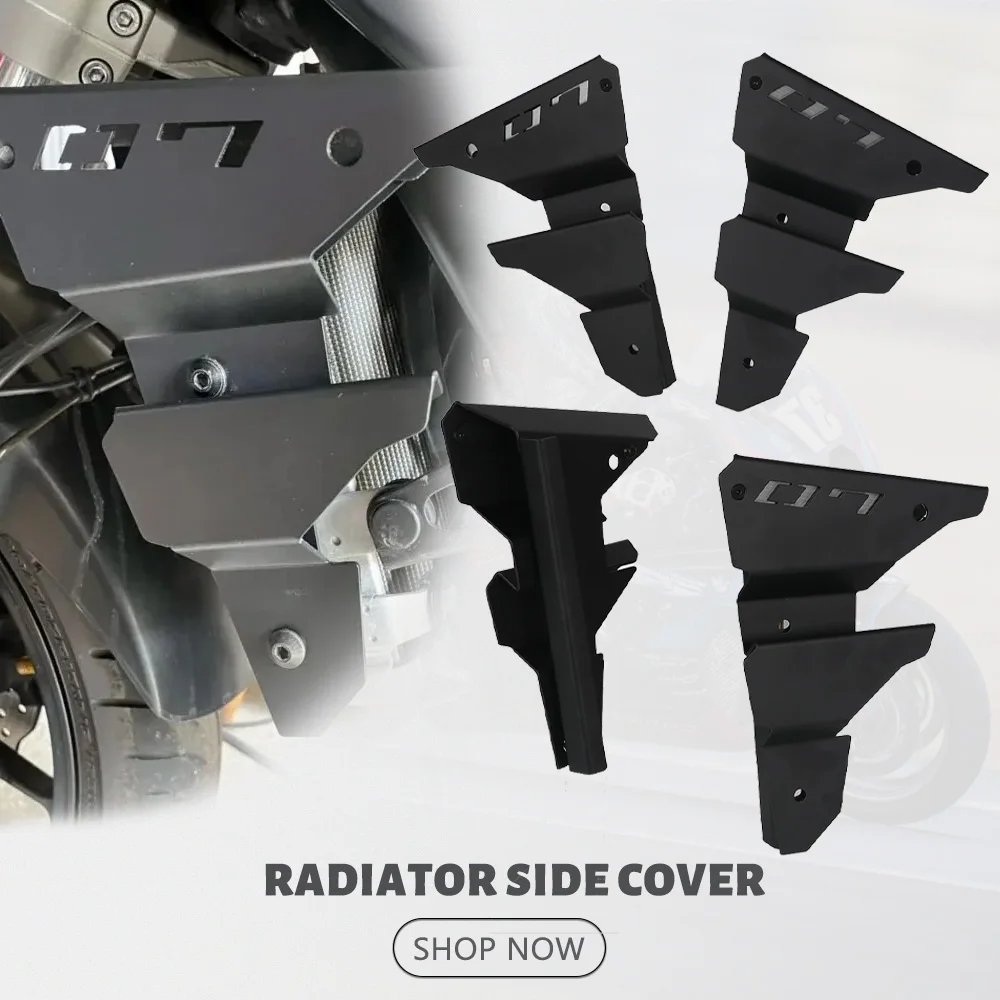 

Motorcycle Accessories For YAMAHA MT 07 MT07 FZ07 2018-2020 2021 2022 2023 MT-07 FZ-07 Radiator Side Cover Grill Guard Protector