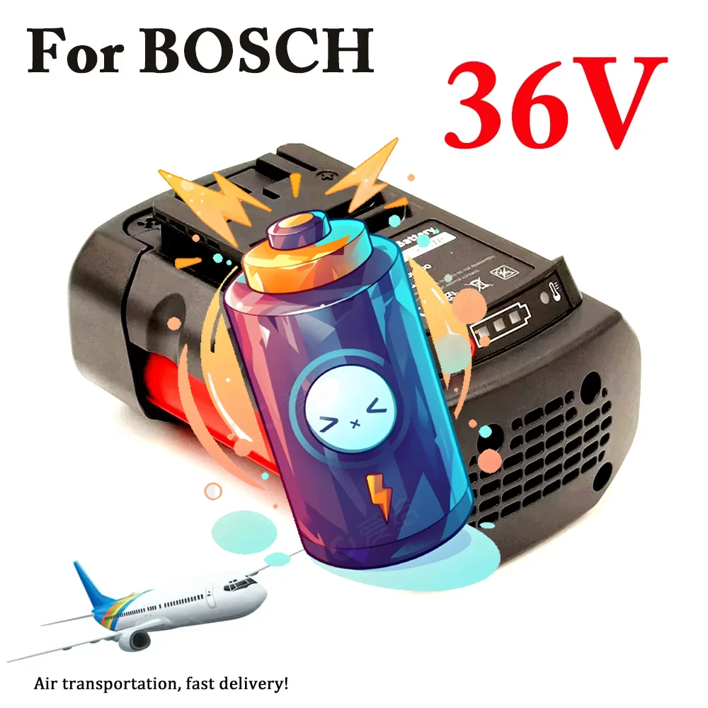 

For Bosch BAT810 BAT836 GBH36V-Li Power Tool Replacement Battery Lithium-ion 36V 8000mAh Battery