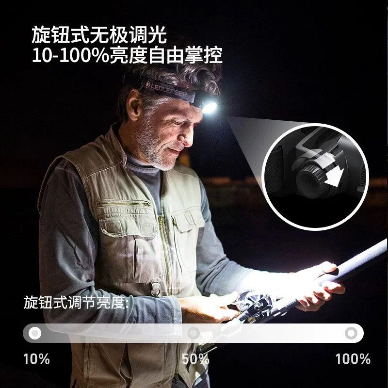 ไฟฉายคาดศีรษะ H15R CORE สำหรับตั้งแคมป์ เดินป่า ปีนเขา ตกปลาตอนกลางคืน ใช้งานได้ยาวนาน เหมาะสำหรับกิจกรรมกลางแจ้ง