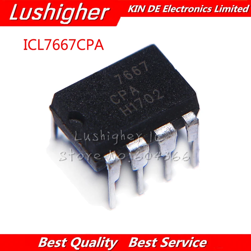 10pcs ICL7667CPA DIP ICL7667 DIP-8 7667 DIP8