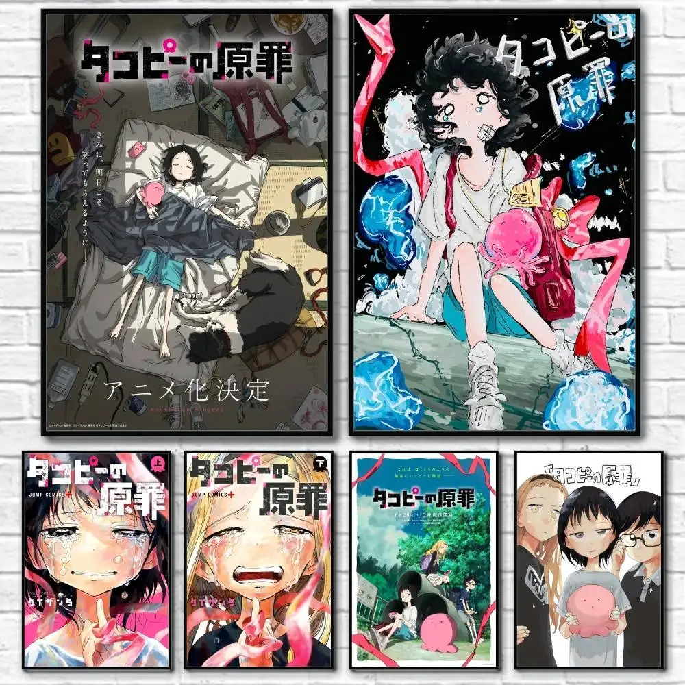 Anime T-Takopi's Original Sin Poster Water Proof Paper Print