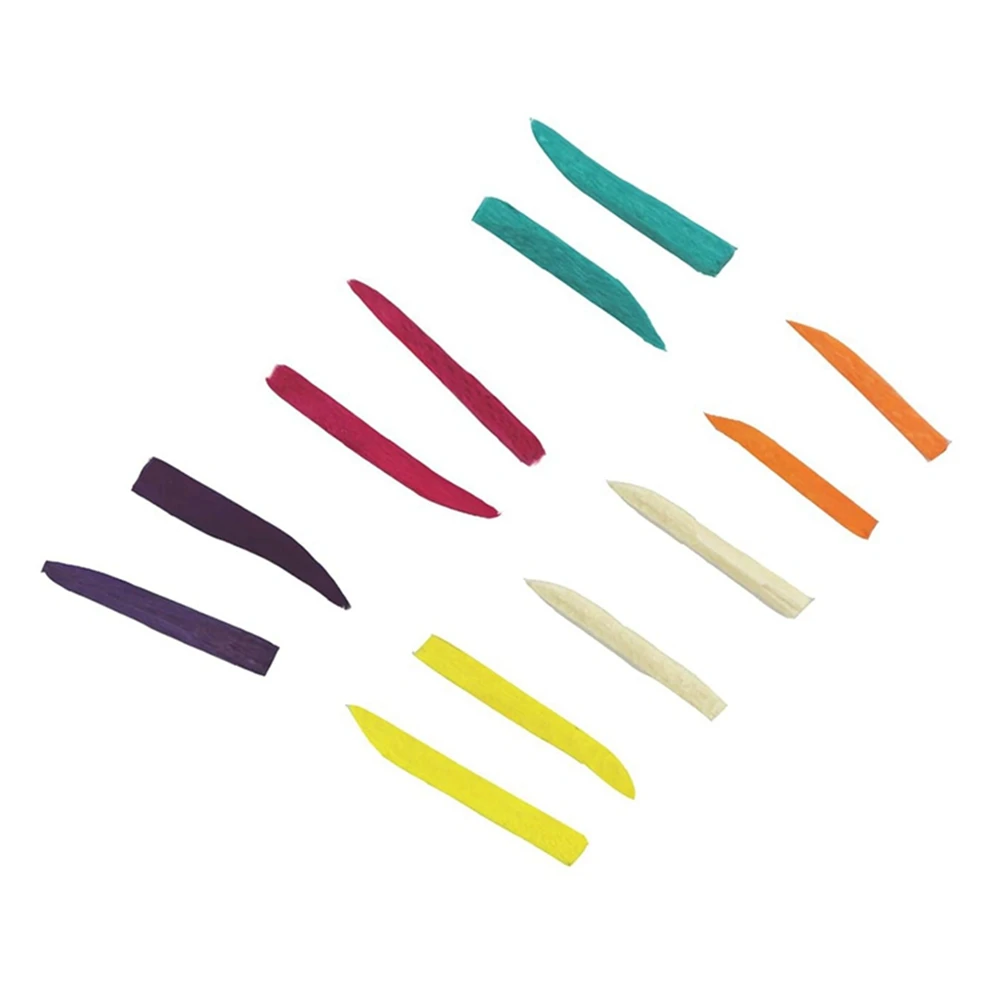 

A66I 600 шт. стоматологические деревянные клинья, красочные деревянные стоматологические матричные клинья, космический клин, одноразовые крепежные материалы