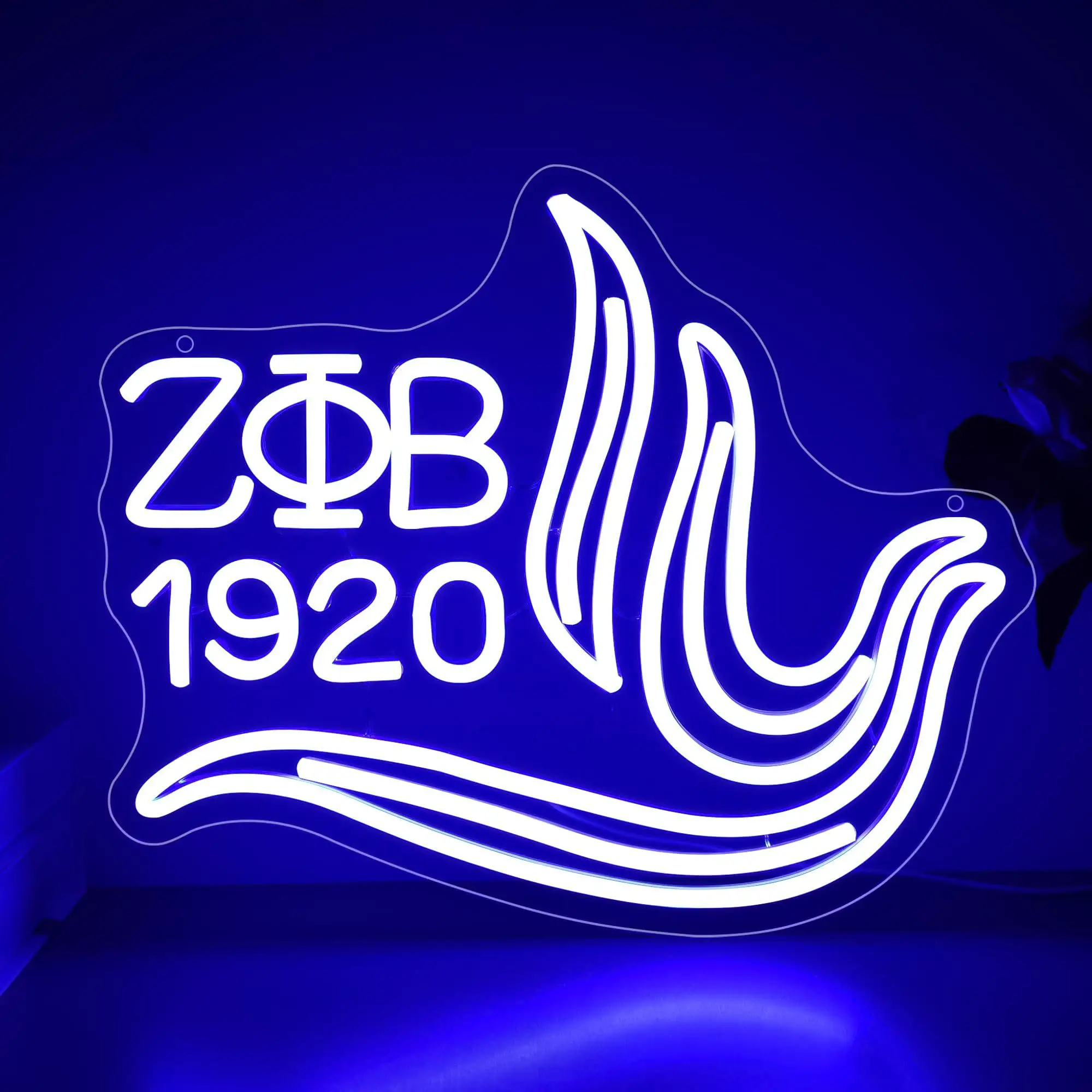 

Zpb Неоновая вывеска для декора стен с регулируемой яркостью Zpb Неоновая вывеска для женского общества для вечеринки, гостиной, спальни, подарок на день рождения