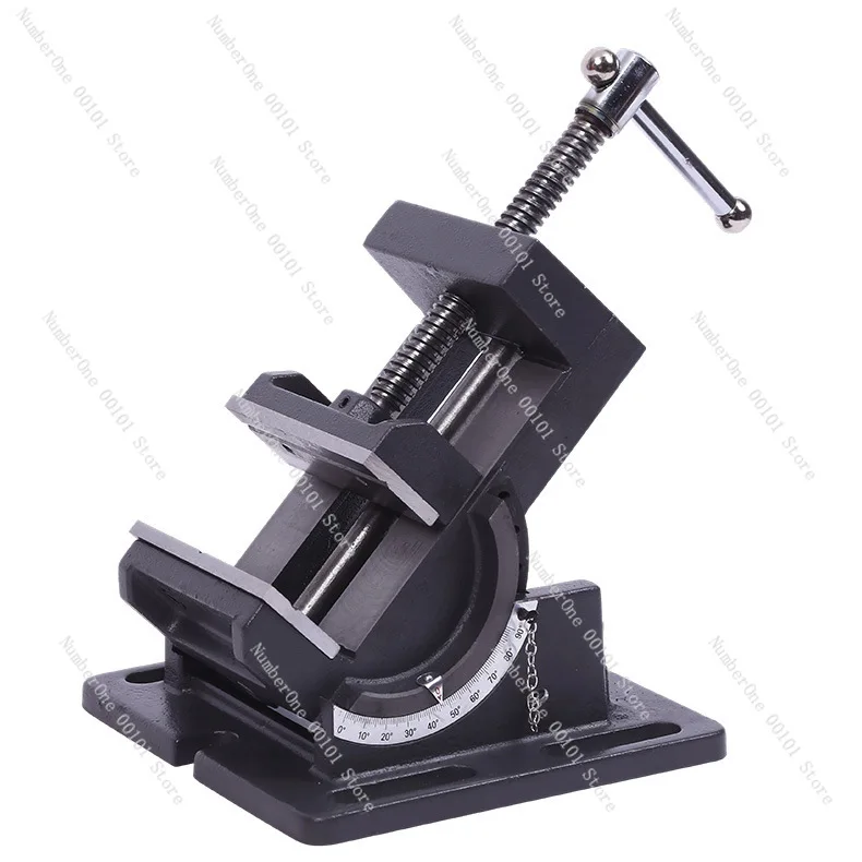 Adjustable Tilting Bench Vise 0-90 Degree Milling Machine Two-way Moving Flat Jaw Clamp Bulk Supply