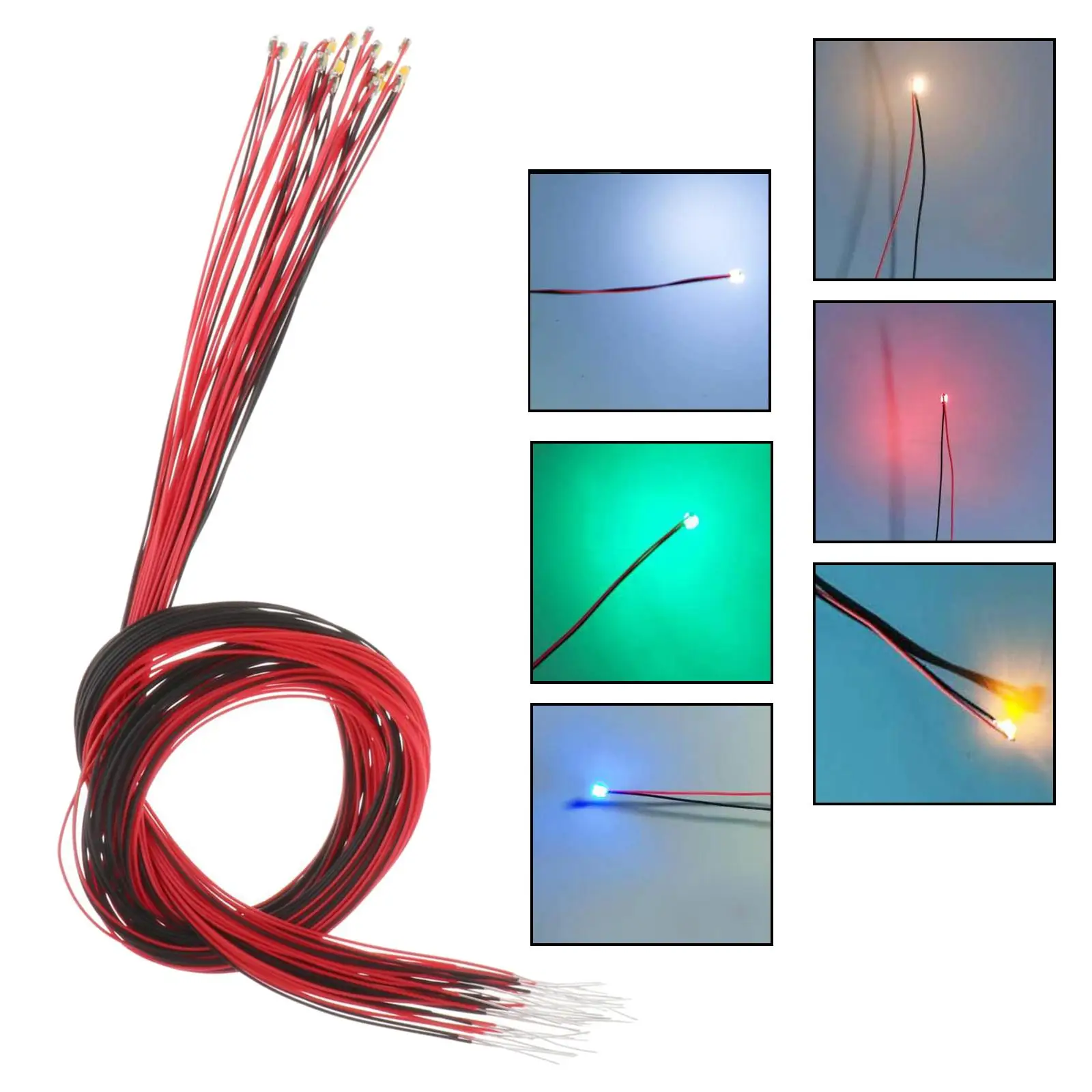 10/مجموعة نموذج قطار سلكي مصباح ليد في الحديقة شارع العمارة طاولة الرمل عمود إضاءة ملحق ديوراما 30 سنتيمتر #1