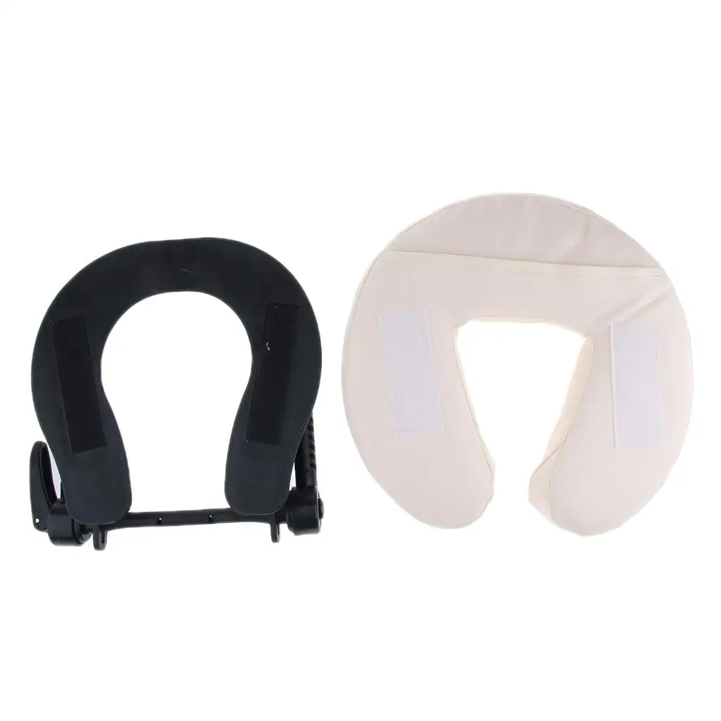 3 Pieces Face Cradle Cushion Arm Support Pillow Set for Acupressure Spa Massage Table Bed Chair