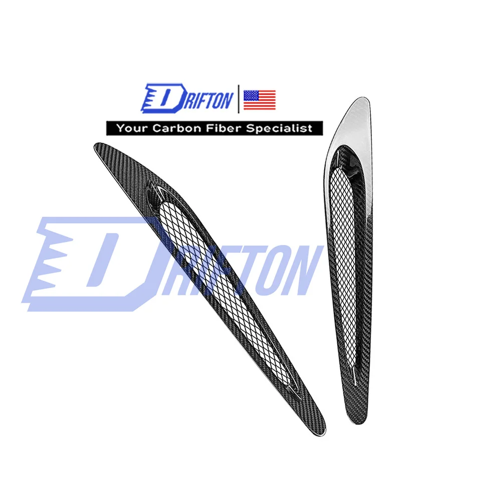 

Dry Carbon Fiber Hood Vents For Mclaren 720S Bonnet Air Intake Ducts 2017 2018 2019 2020 2021 2022 2023