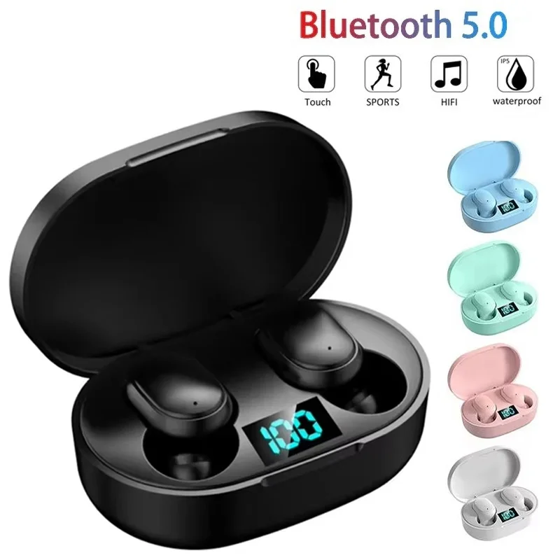A6S TWS Earphones Wireless Bluetooth Headphones Touch Control Earphone With HD Mic Earbuds Sports Waterproof Headset For iPhone