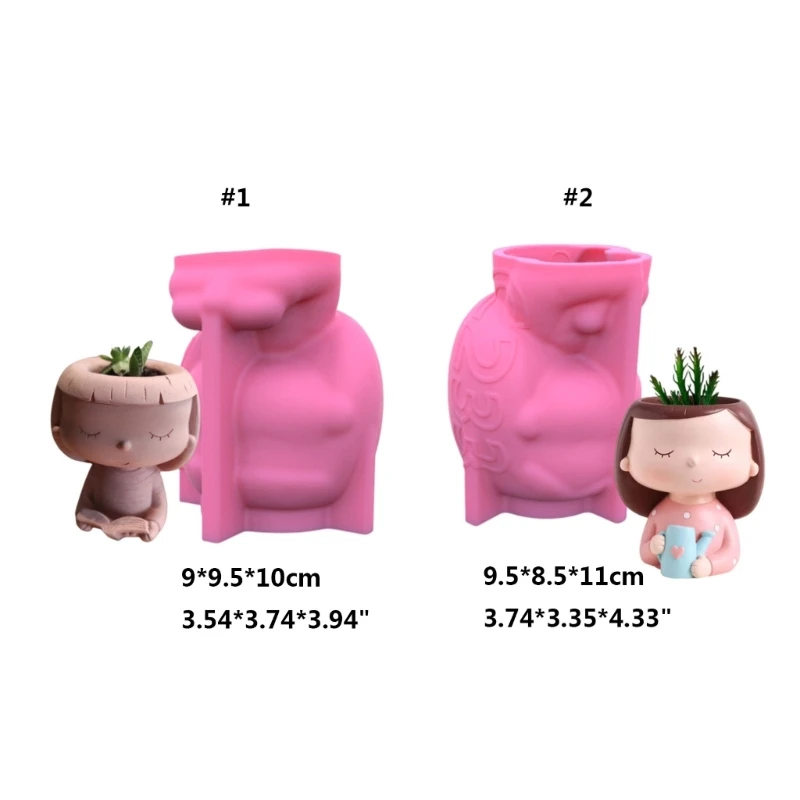 Candles Holder Resin Mold,Cement Gypsum Flower Pot Silicone Molds Epoxy Resin Casting Molds for DIY-Jewelry Storage Box