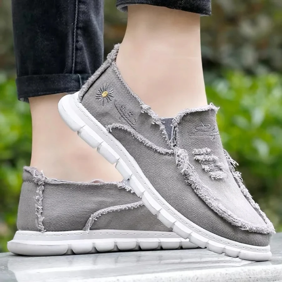 

Мужские лоферы и слипоны: легкие, нескользящие, дышащие повседневные туфли для прогулок, парная обувь. Zapatillas De Hombre. Мужская обувь класса люкс.