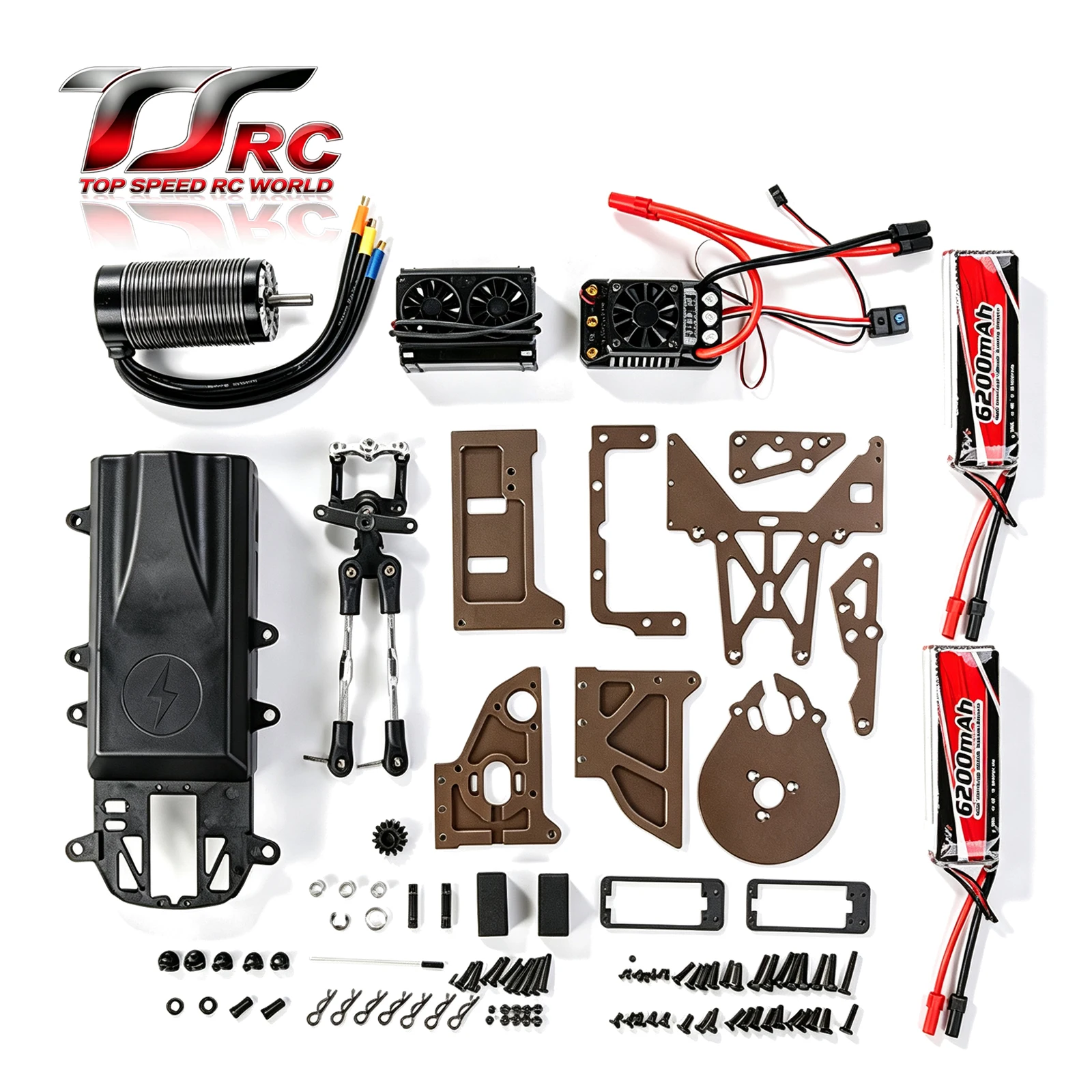 Oil To Electric Vehicle Conversion Kit or Accessories for 1/5 HPI ROVAN ROFUN Kingmotor E-BAJA 5B Rc Car Parts