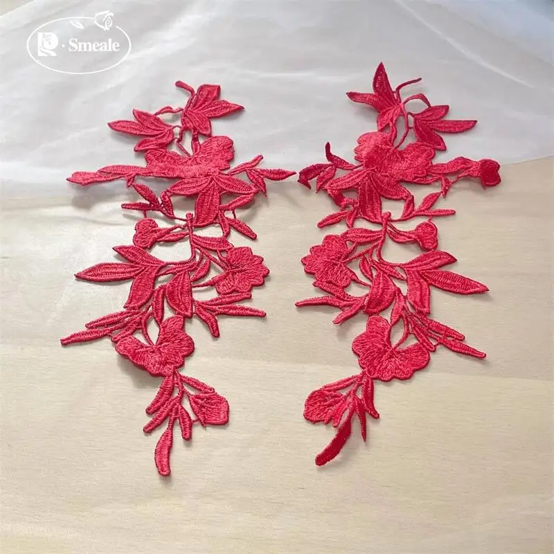 10-20 Stück. Spitzenspiegelblumen. Hochzeitskleid. Kinderbekleidungs-Applikation. Handgemachtes DIY-Spitzenkleidungs-Nähzubehör RS252131 – Detail 4