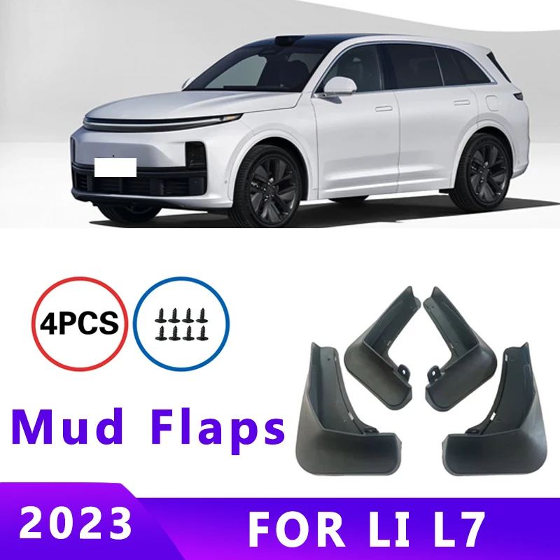 

Mud Flaps Fit for LI L7 2023 Mudguards Tire Fenders Splash Proof Accessories Wheel Guards 4ps