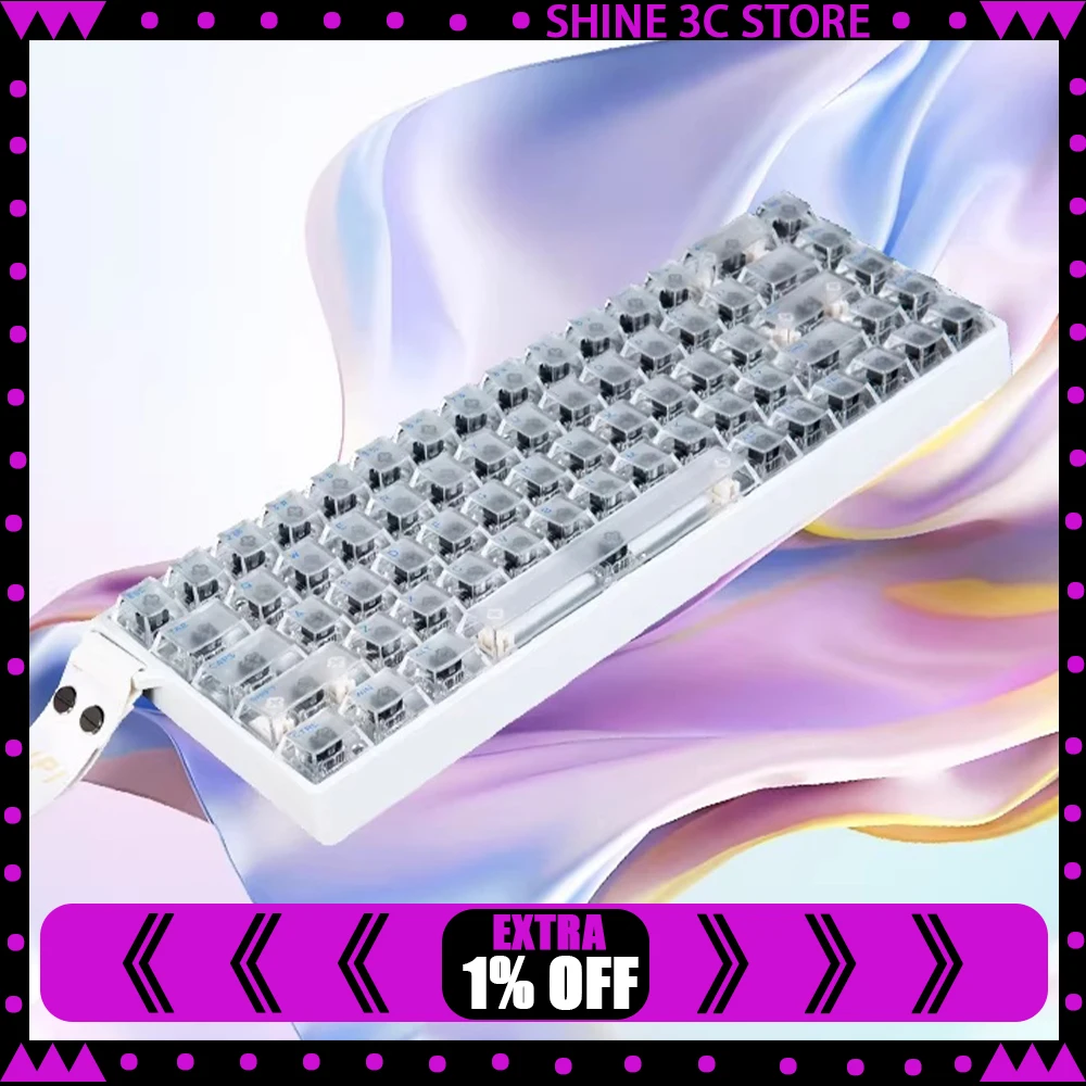 

IPI FLASH 68 Esports Keyboard 128KHZ Key Scanning Rate 8000HZ Rate Of Return Wired Keyboard For VALORANT CSGO Pc Accessories