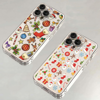 Christmas Cute Gingerbread man Phone Case for Huawei Honor X9a X9b X8b X7b 90 20 nova 9 7 7i P40 P30 SE Lite 4G 5G ClearSoft TPU