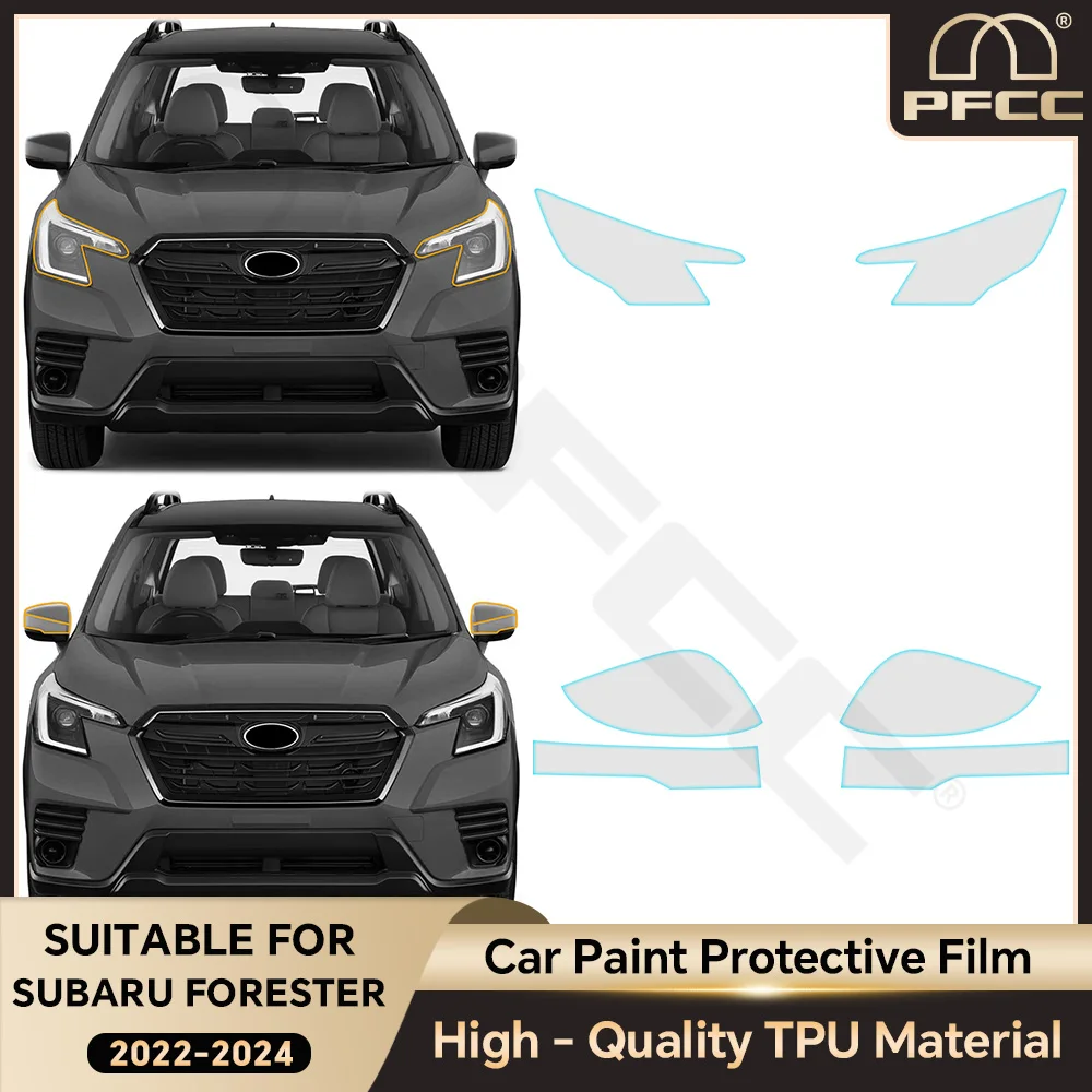 

PPF Paint Protection Film for Subaru Forester 2022 2023 2024 Precut Transparent PPF 8.5mil Headlight Rearview Film Accessories