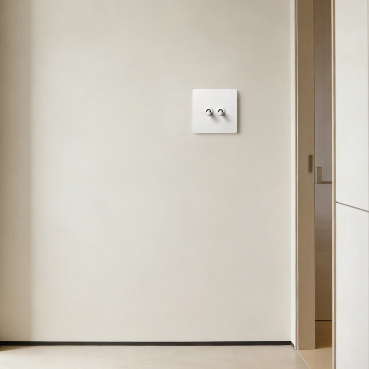 Avoir Round Brass Lever Push Button For Home White Stainless Steel Panel Toggle Switch Wall Socket Usb FR UK Momentary Switch