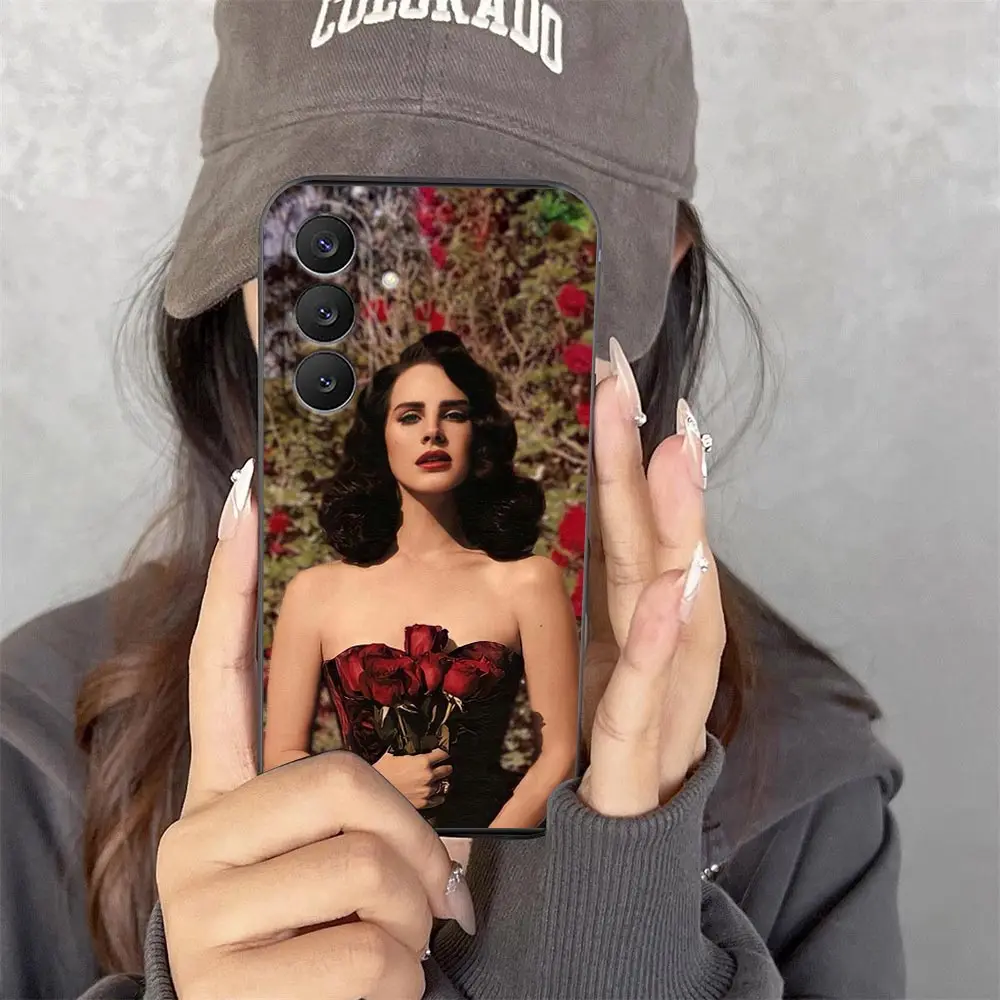 Phone Case For Samsung Galaxy S26 S25 S24 S23 S22 S21 S20 FE Ultra Plus DIY Case Funda Coque Shell Cover Singer L-Lana Del Rey