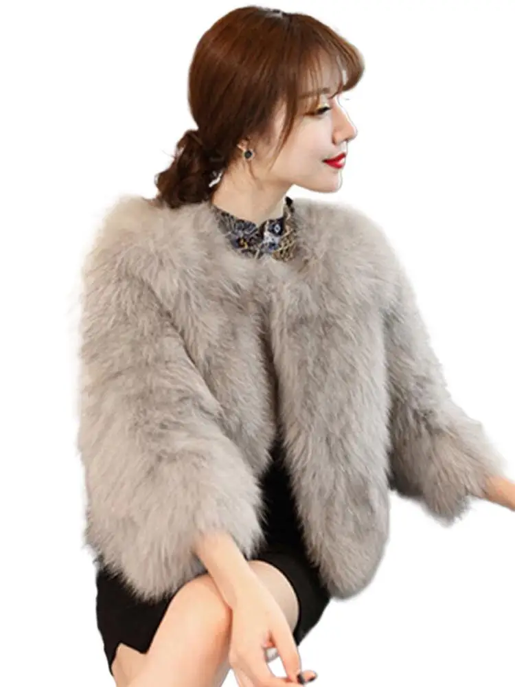 

2025 Fashion Fox Fur Faux Fur Coat 2023 Winter New 1130