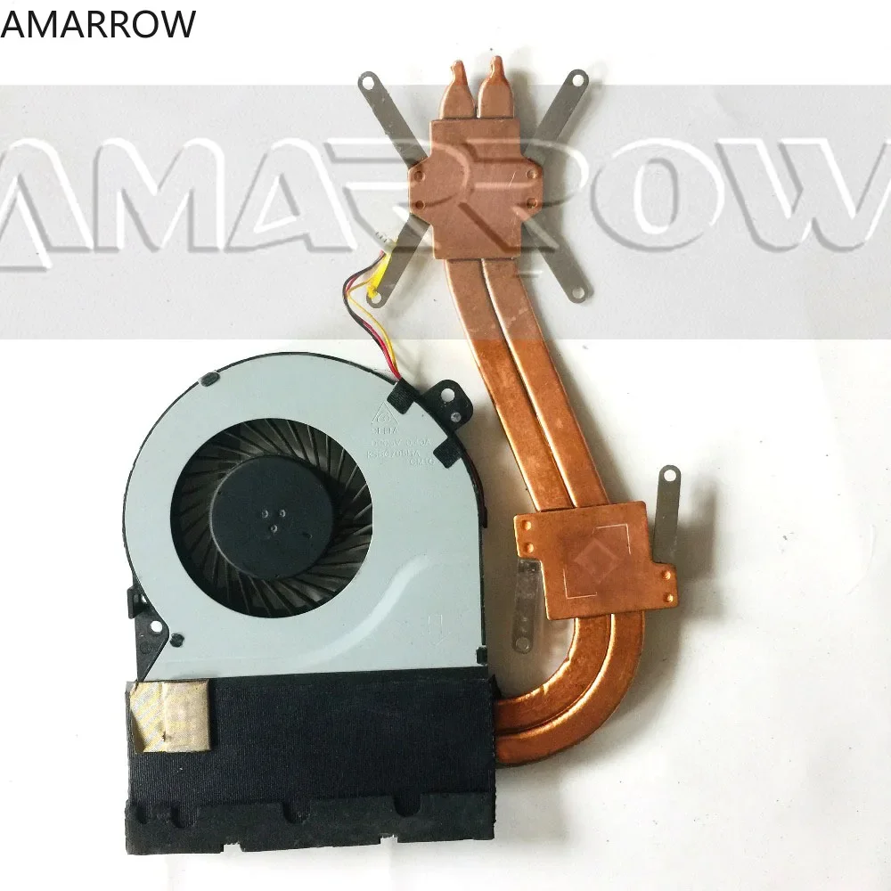 Original Laptop Heatsink Cooling Fan Cooler for Asus  X550D K550D X750DP X550DP CPU Heatsink 13N0-PPA0B02 13N0-PPA0B01