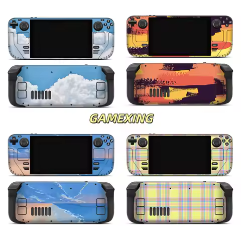 For Steam Deck Skin Wrap Decal for Steam Deck Console Game Sticker Handheld Device Wrap Cover