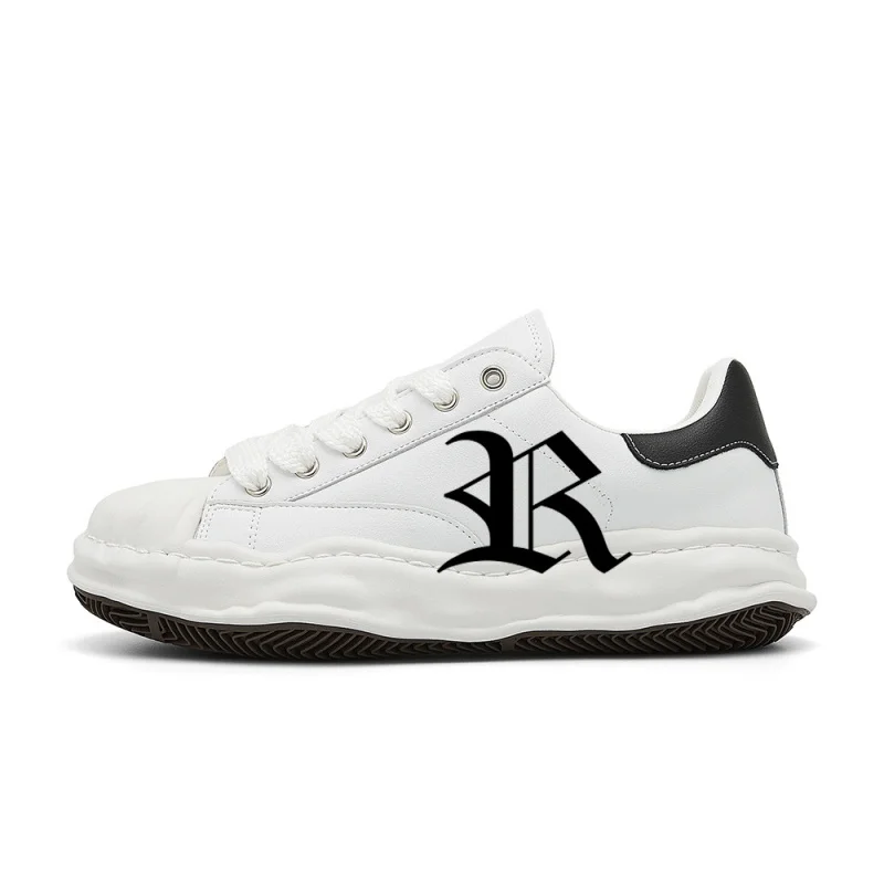 

Old English Letter R InitialVintage Fashion Street Sneakers，The design is retro, stylish, comfortable, and versatile，Suitable fo
